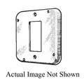 Mulberry Electrical Box Cover, Square, Steel, GFCI Receptacle, Raised 11532